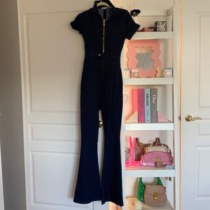 Weworewhat Denim Jumpsuit